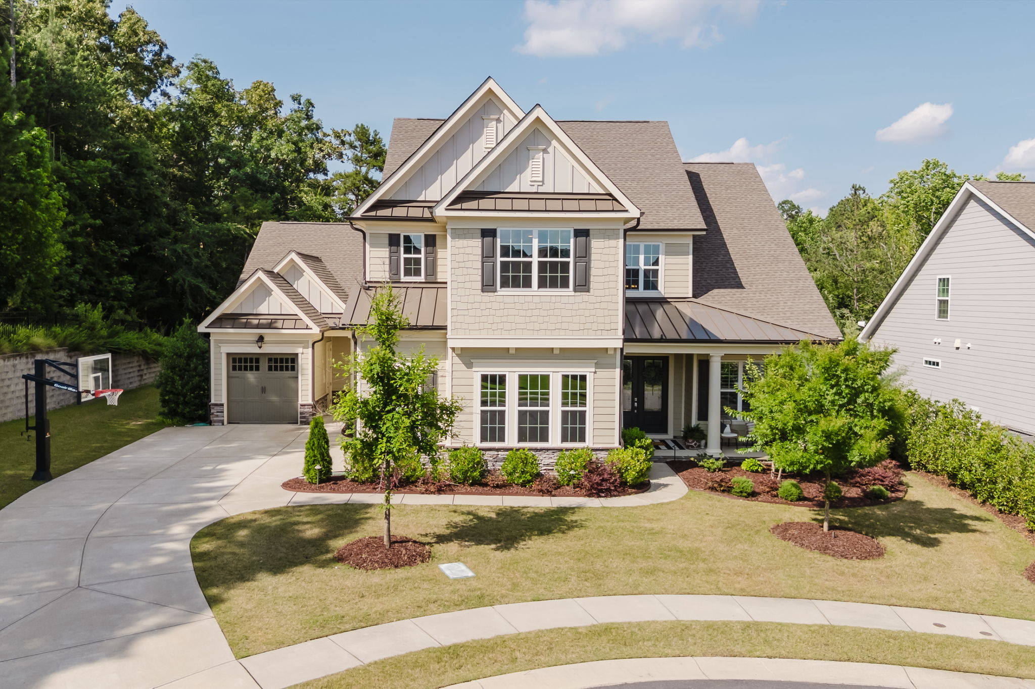 Charlotte residential listing exterior photographed by One Shot Drone Tours