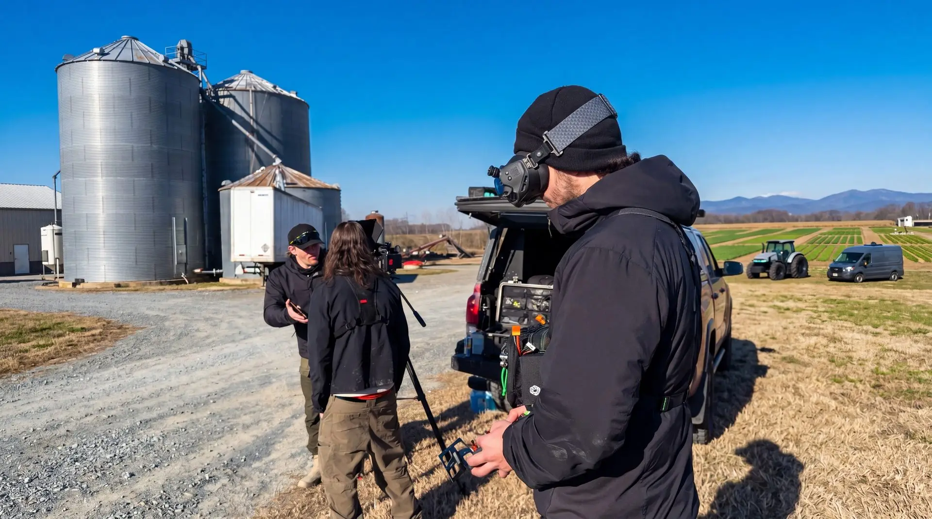 Production FPV day rate breakdown with cinelifter rig and Blackmagic cinema camera on a Charlotte set